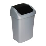 Κάδος πλαστικός 15lt, με αιωρούμενο καπάκι, CURVER