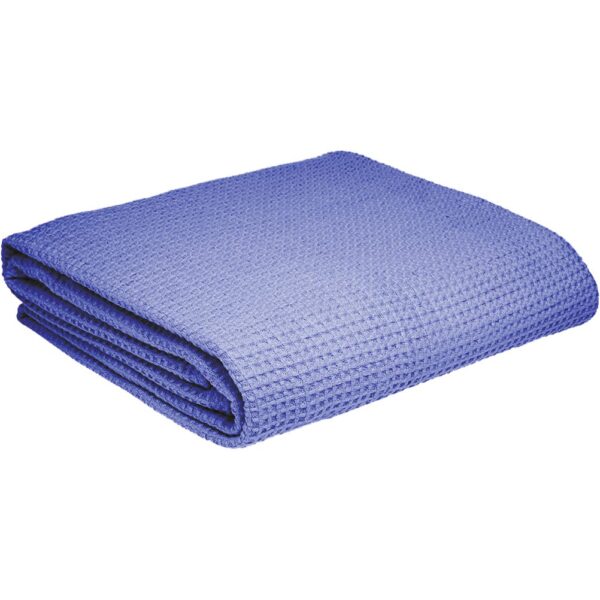 Κουβέρτα πικέ διπλή, 230x250cm, raf μπλε, 280gr/m², Πολύ απαλή