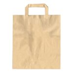 Χάρτινη Τσάντα Take-Away, σε χρώμα KRAFT, 26+18x26cm