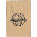 Χάρτινη Σακούλα Take-Away, KRAFT με σχέδιο, 25x40cm.