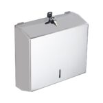 Ανοξείδωτος διανεμητής χαρτιού ζικ-ζακ, 28x10.2x26cm