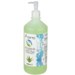 Αλκοολούχο (70%) Gel χεριών με ήπια αντισηπτική δράση, 1Lt με αντλία, Aloe Vera